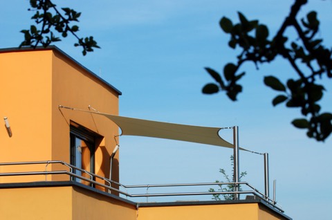 Wasserdichtes Sonnensegel aus Airtex, Ansicht 3 – vergrößern